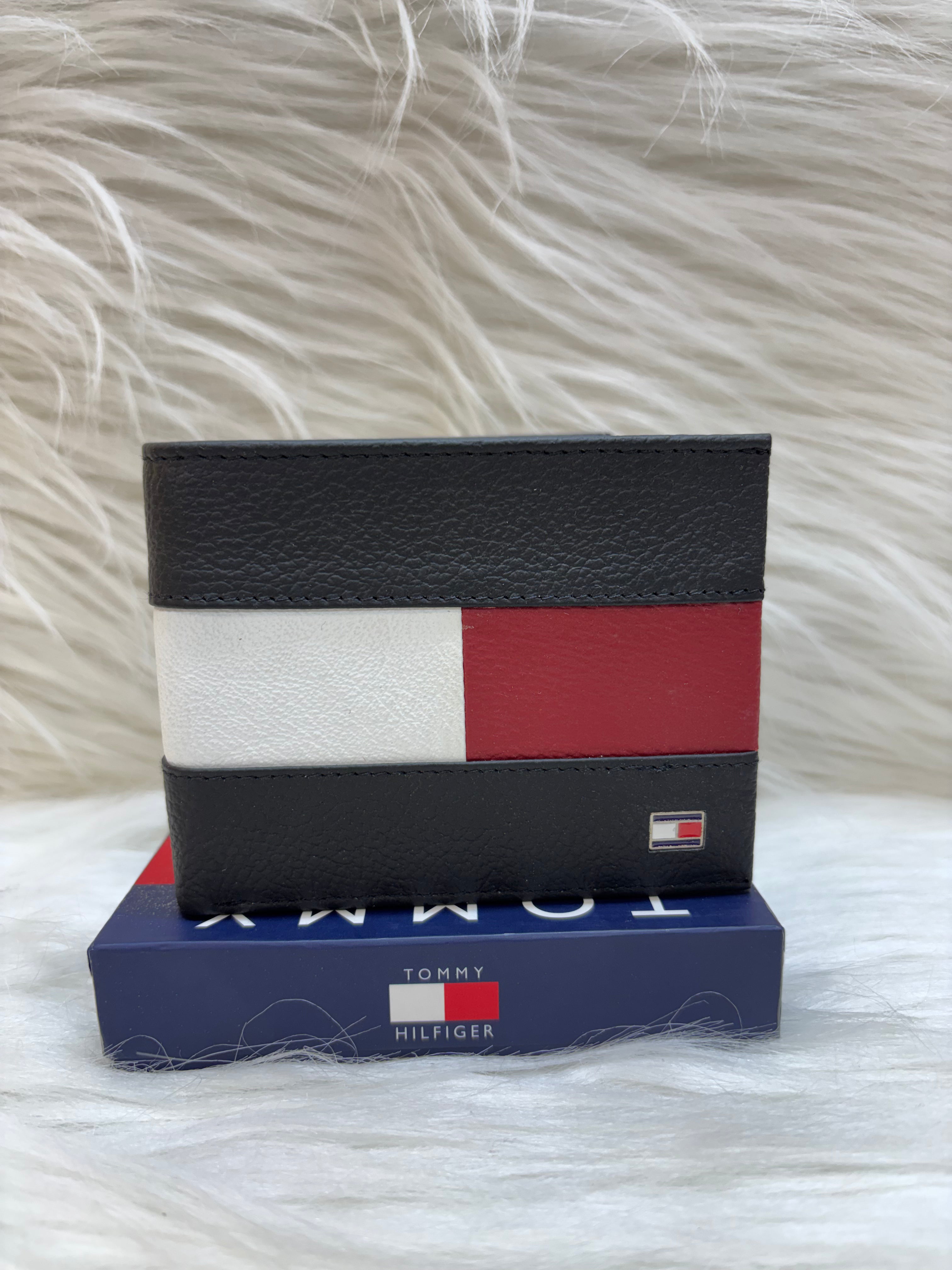 TOMMY HILFIGER MEN'S WALLET TBS-B-2 BLACK