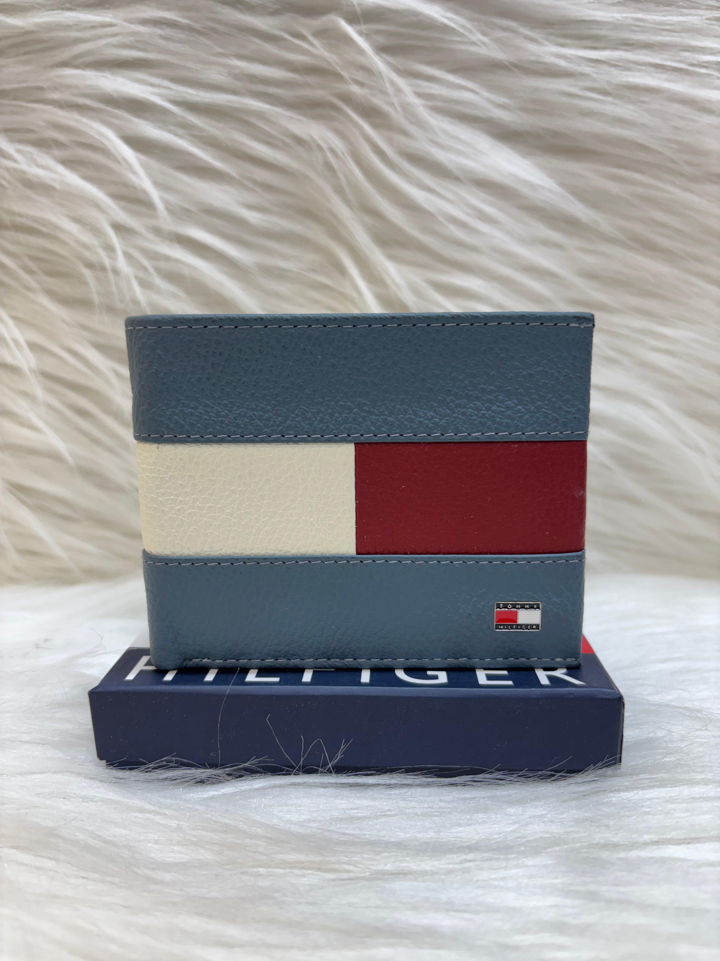 TOMMY HILFIGER MEN'S WALLET TBS-B-3 SKYBLUE