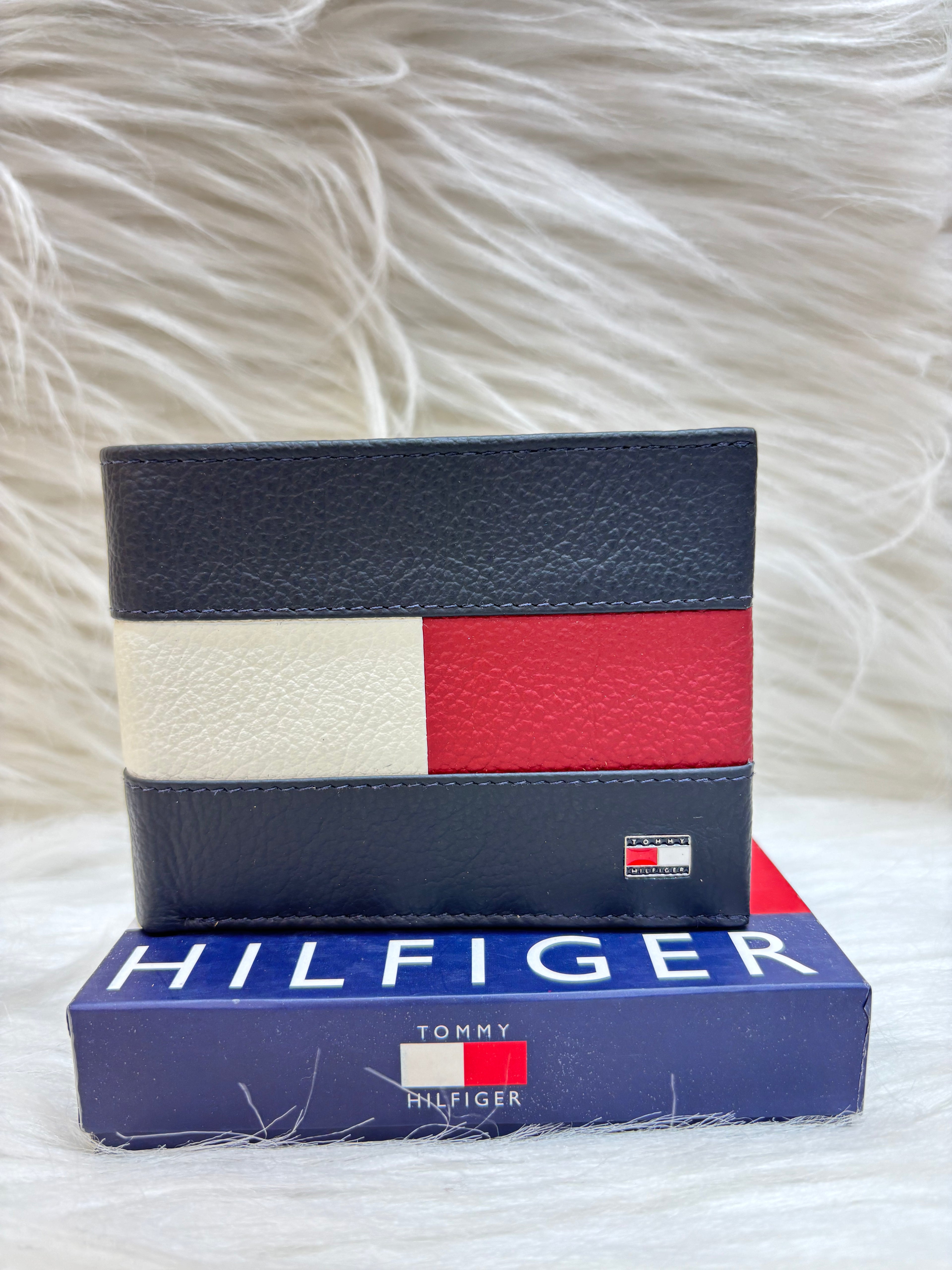 TOMMY HILFIGER MEN'S WALLET TBS-B-5-NAVY