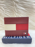 TOMMY HILFIGER MEN'S WALLET TBS-B-7-RED