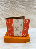 LV MEN'S WALLET TBS-B-18-WHITE-ORANGE