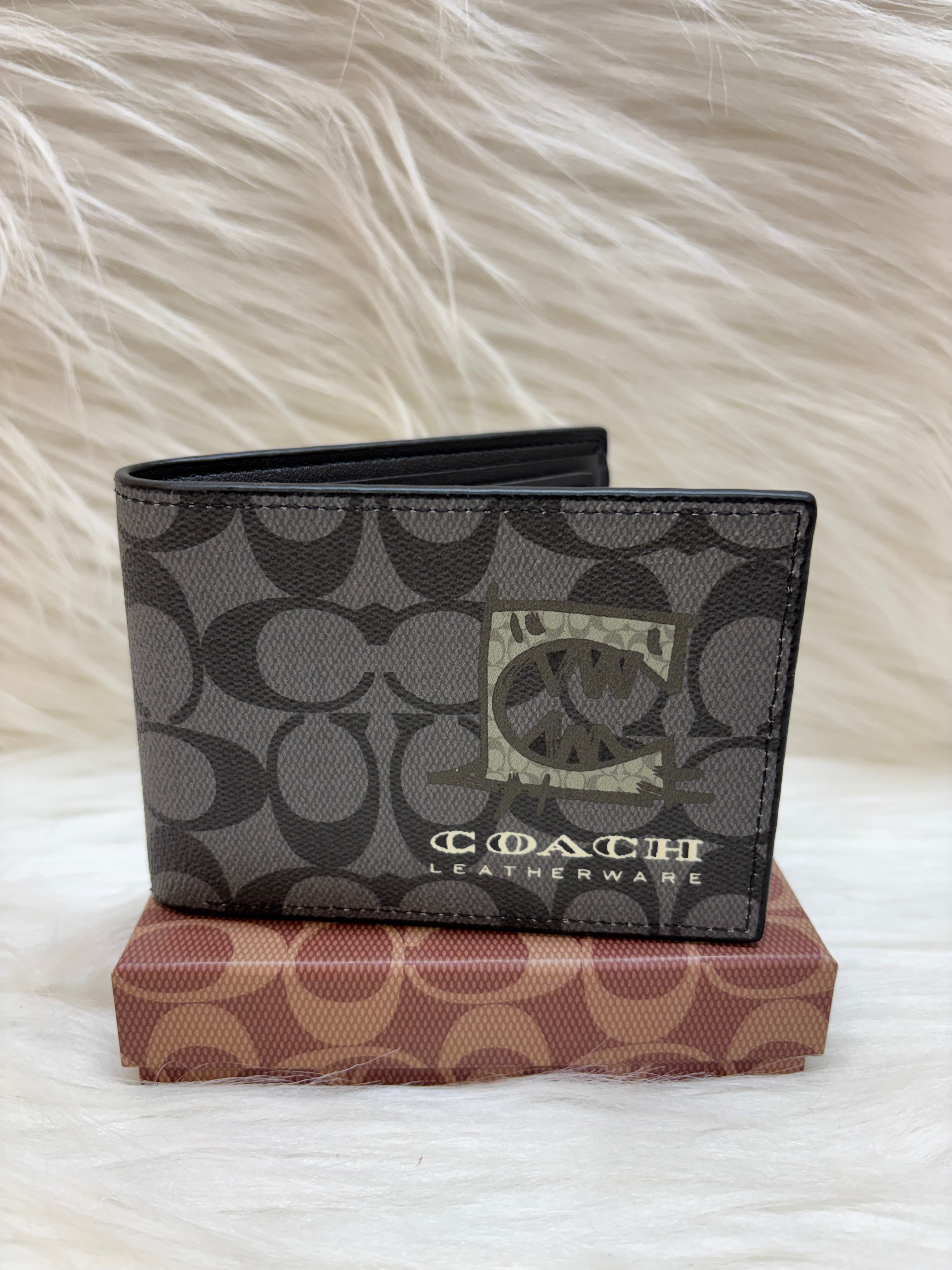 COACH MEN'S WALLET TBS-B-21-BLACK