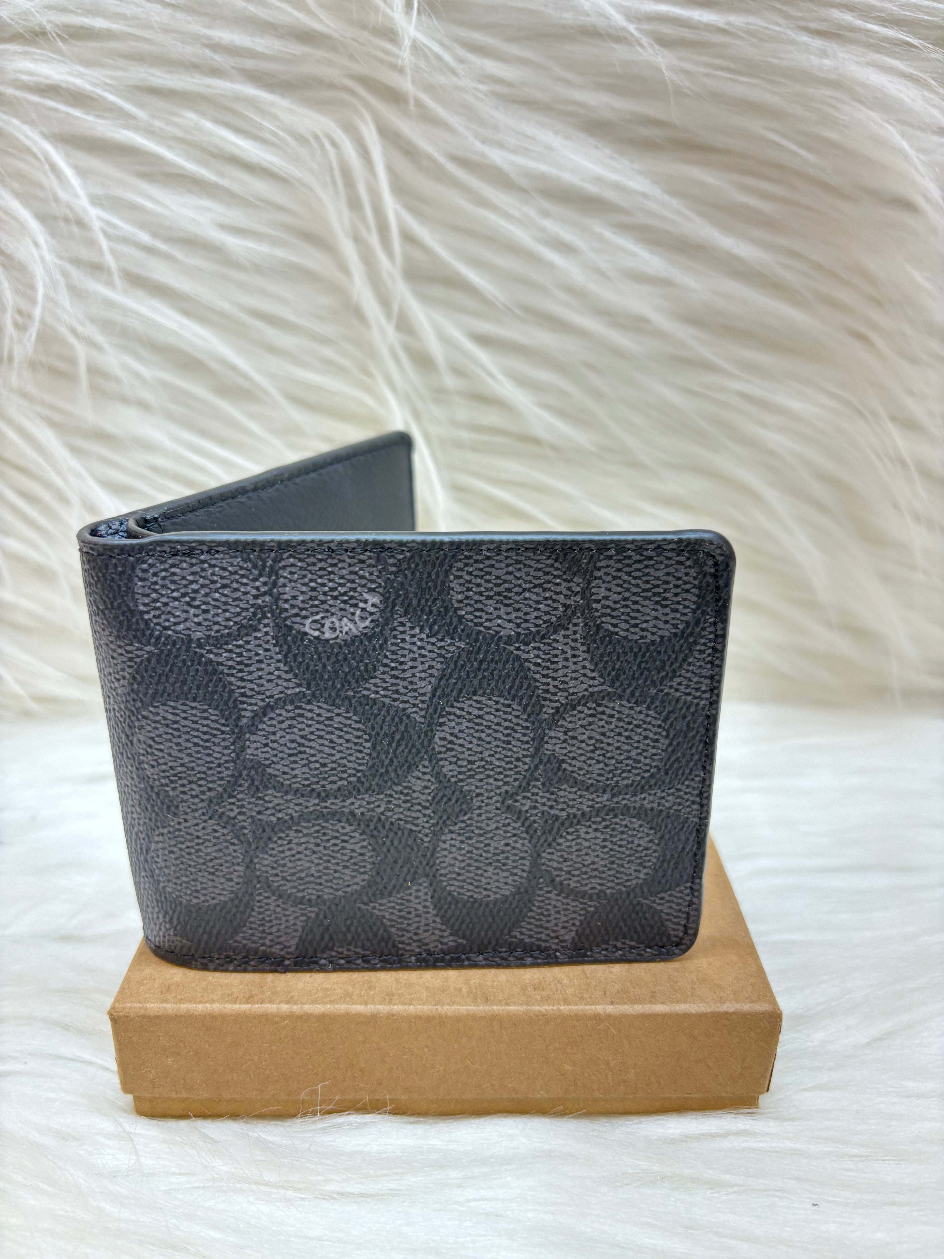 COACH MEN'S WALLET TBS-B-24-FULL BLACK