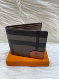 BURBERRY MEN'S WALLET TBS-B-35-BLACK-STRIP