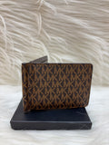 MICHEAL KORS MEN'S MONEY CLIP WALLET TBS-B-45-BROWN