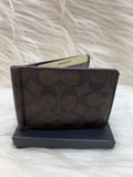 COACH  MEN'S MONEY CLIP WALLET TBS-B-46-BROWN