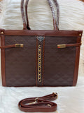 PRADA TOTE BAG TBS-073 BROWN
