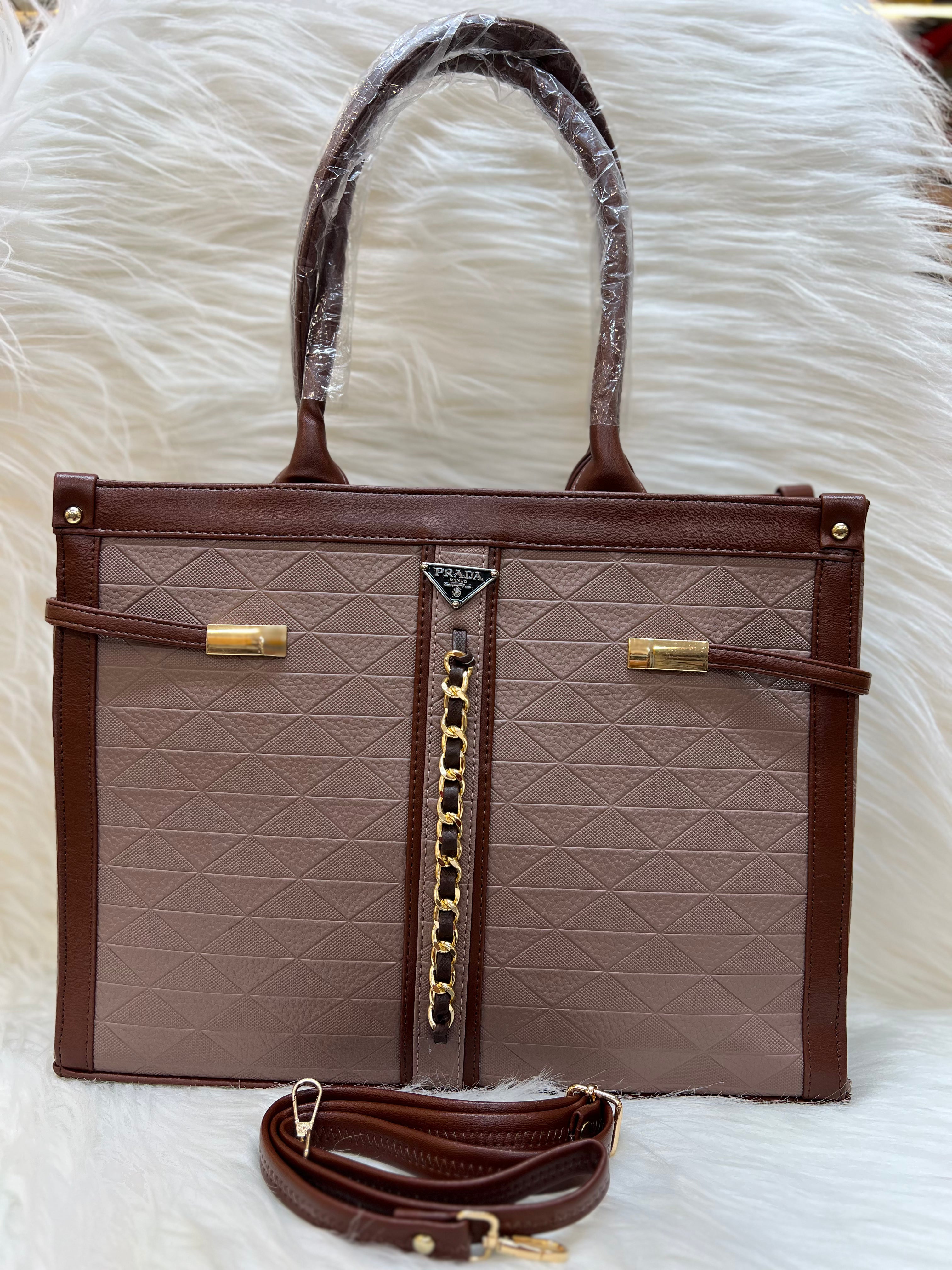 PRADA TOTE BAG TBS-075 PINKISH
