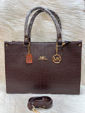 MICHEAL KORS TOTE BAG TBS-077 BROWN