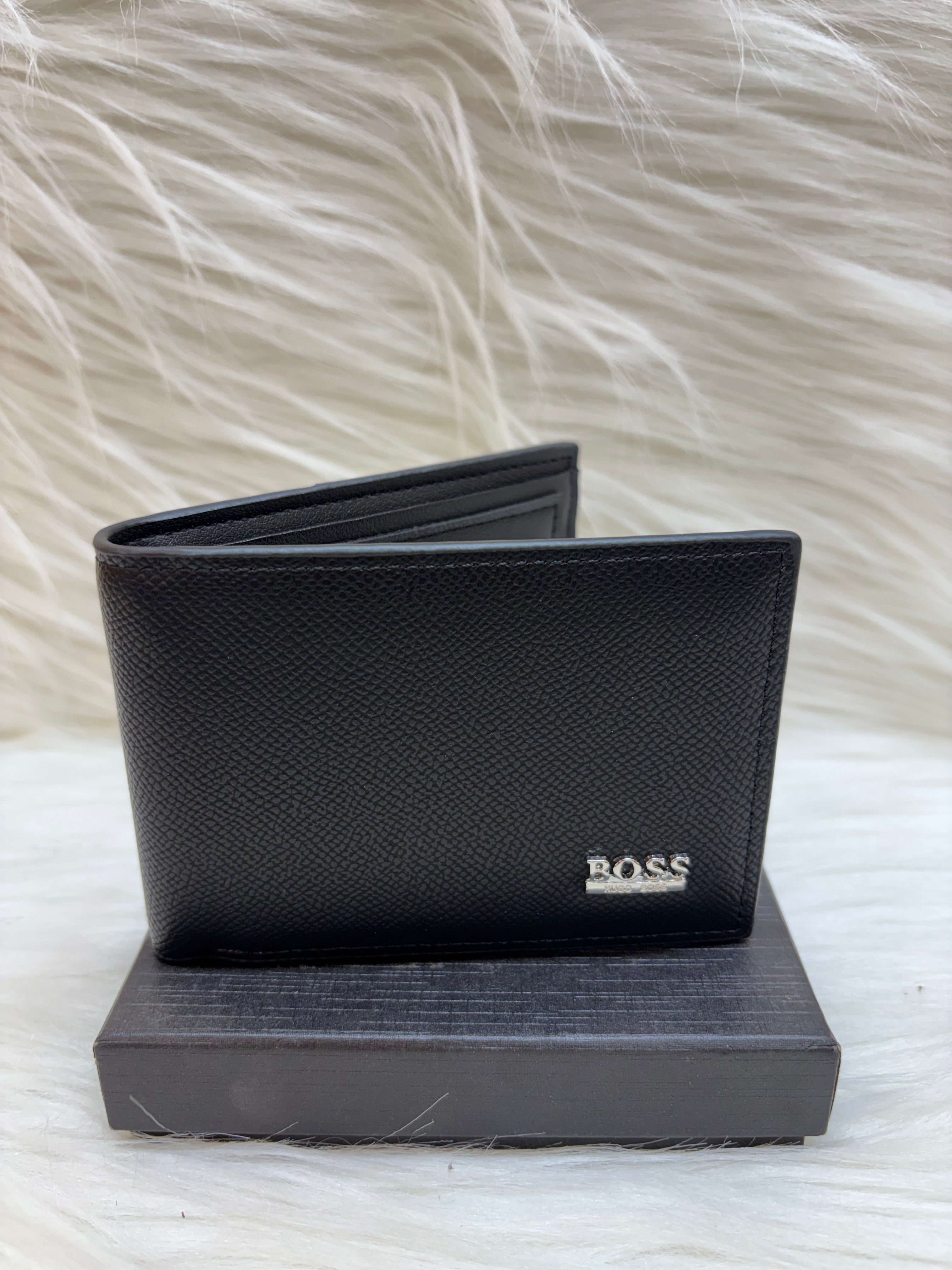 BOSS MEN'S WALLET TBS-B-54-BLACK