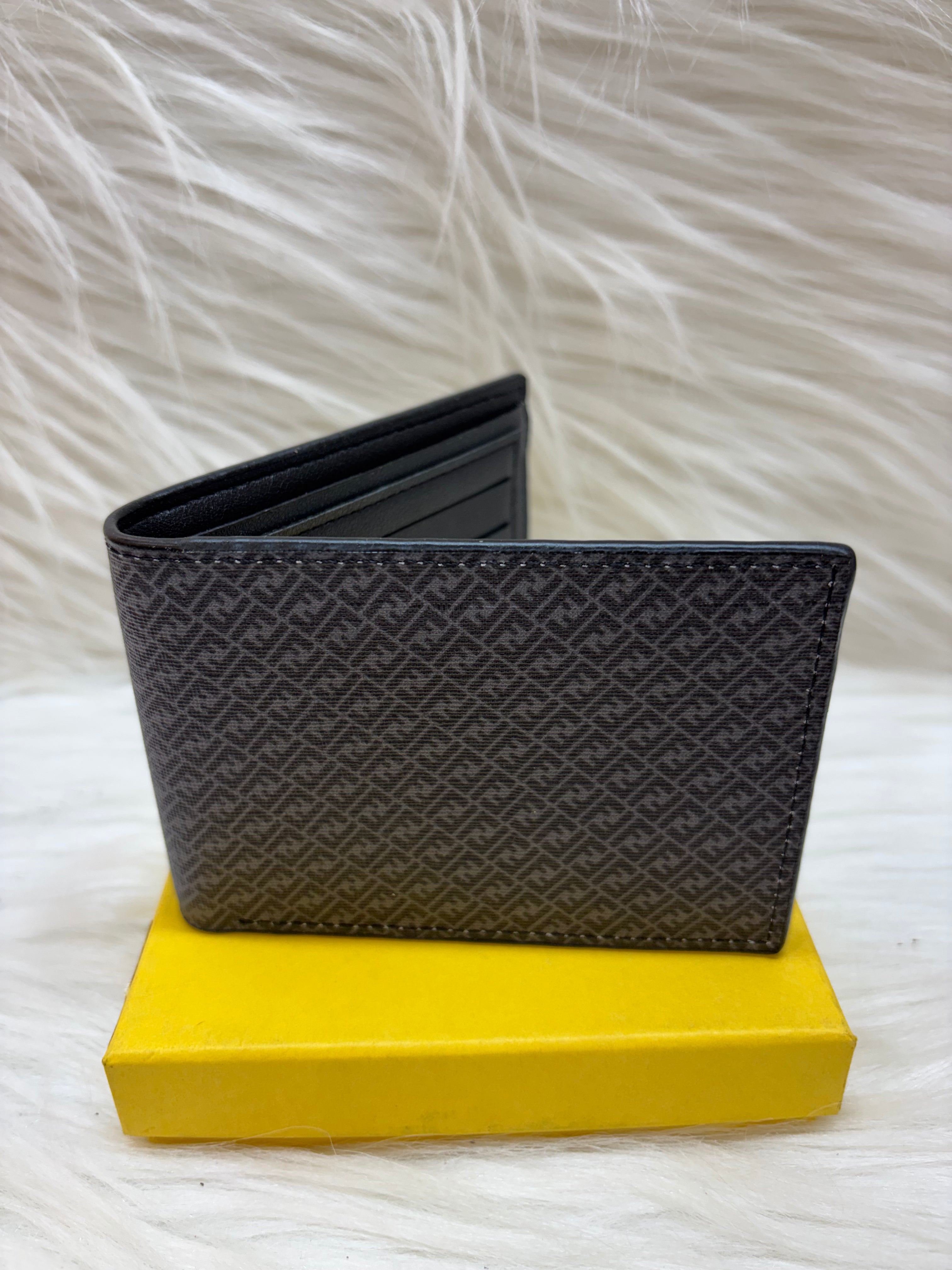 FENDI MEN'S WALLET TBS-B-57-BLACK