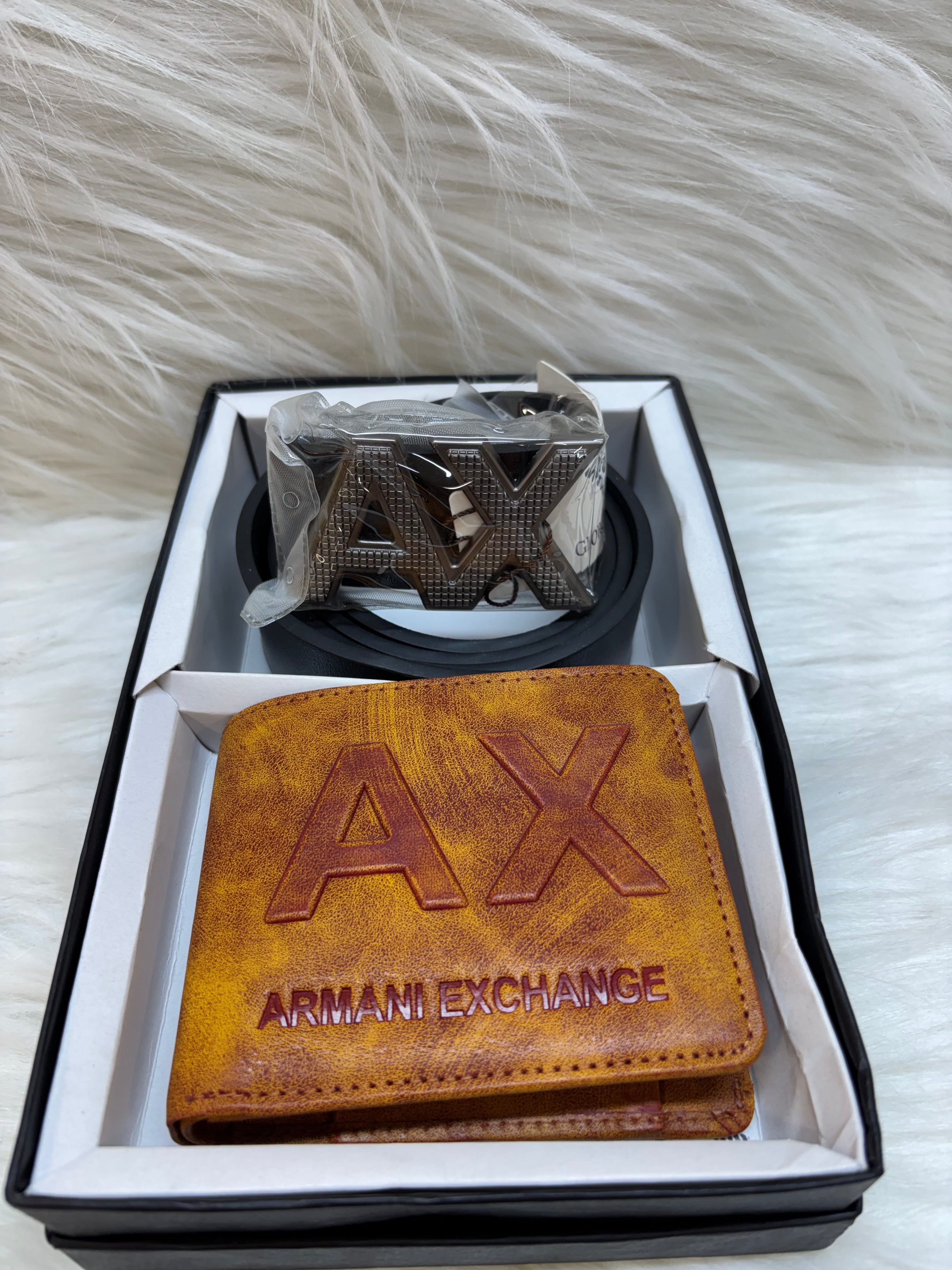 ARMANI EXCHANGE MEN'S COMBO TBS-B-60-BLACK