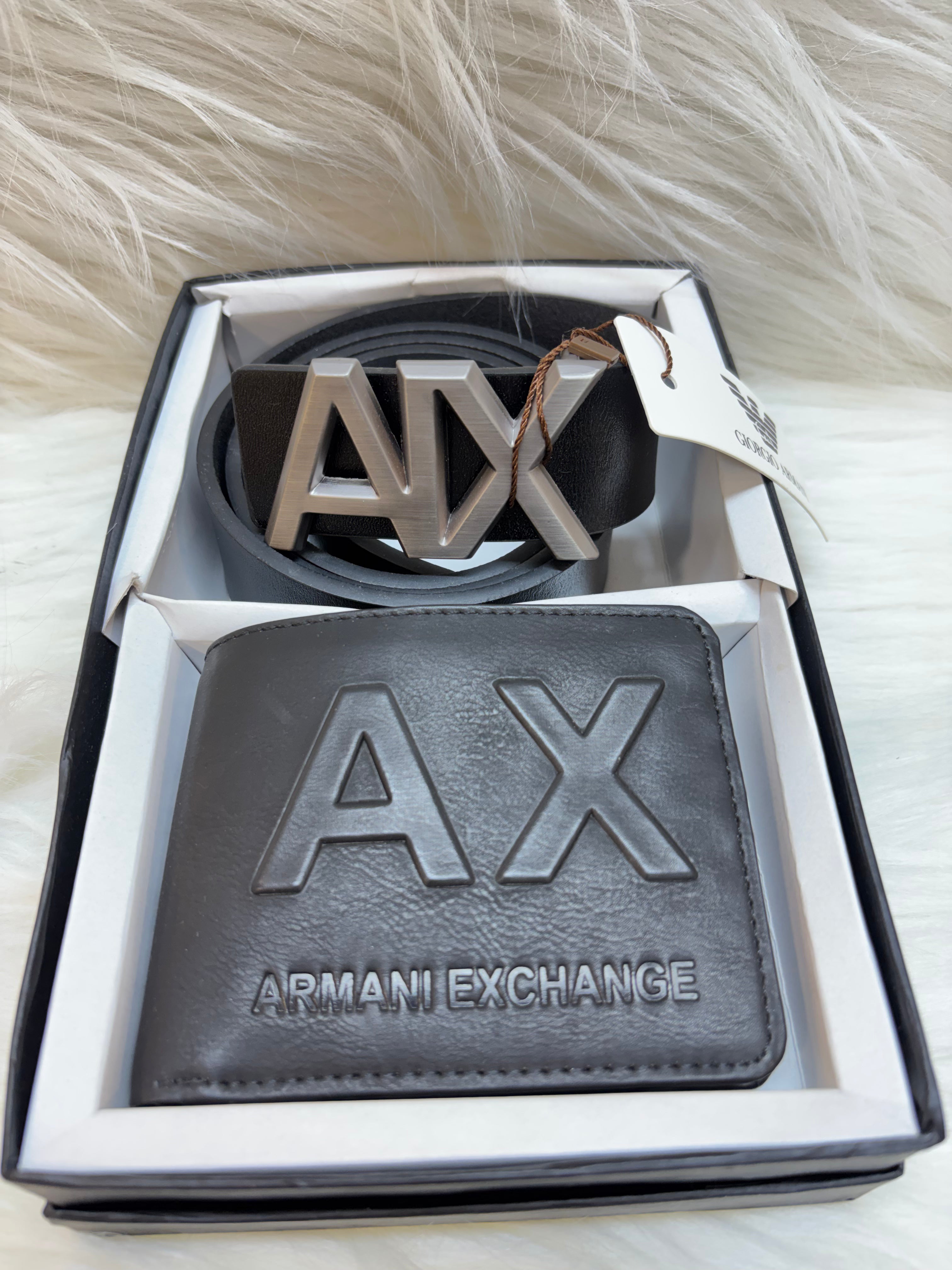 ARMANI EXCHANGE MEN'S COMBO TBS-B-61-BLACK