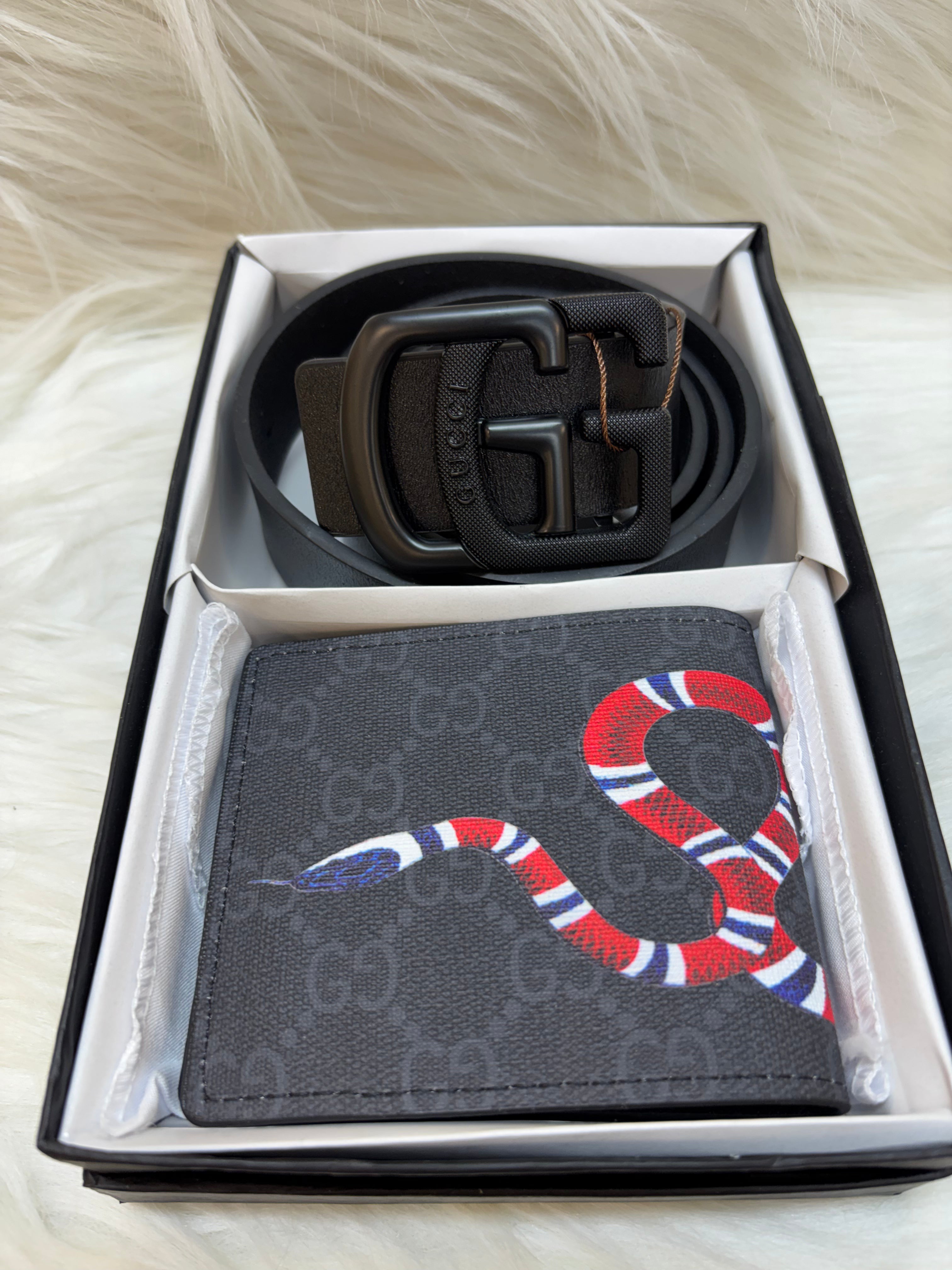 GUCCI MEN'S COMBO TBS-B-64-SIGNATURE PATTERN