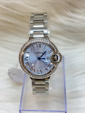 CARTIER LADIES SUPER PREMIUM WATCH TBS-W5 SILVER