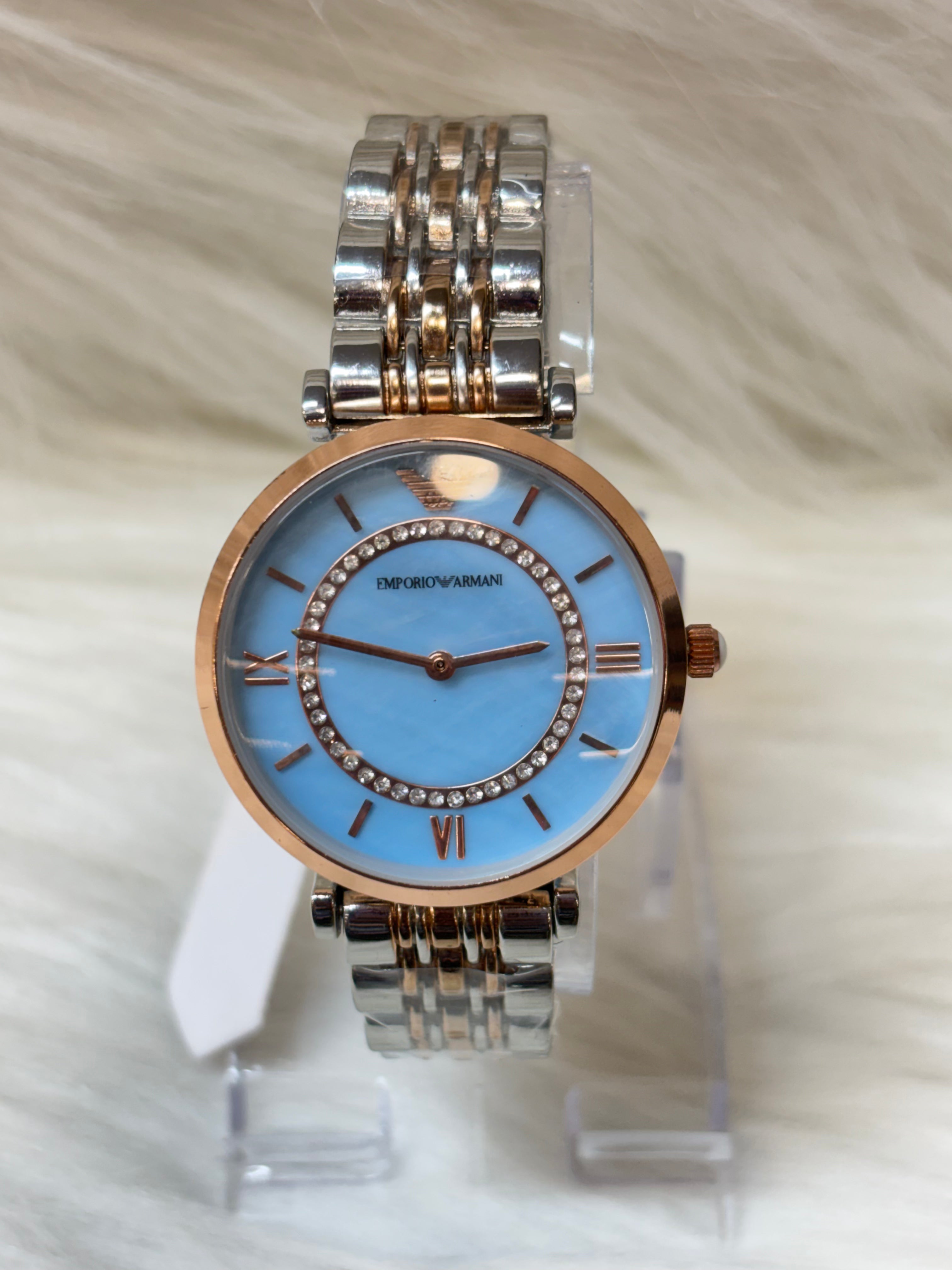EMPORIO ARMANI LADIES PREMIUM WATCH TBS-W11 DUAL SHADE