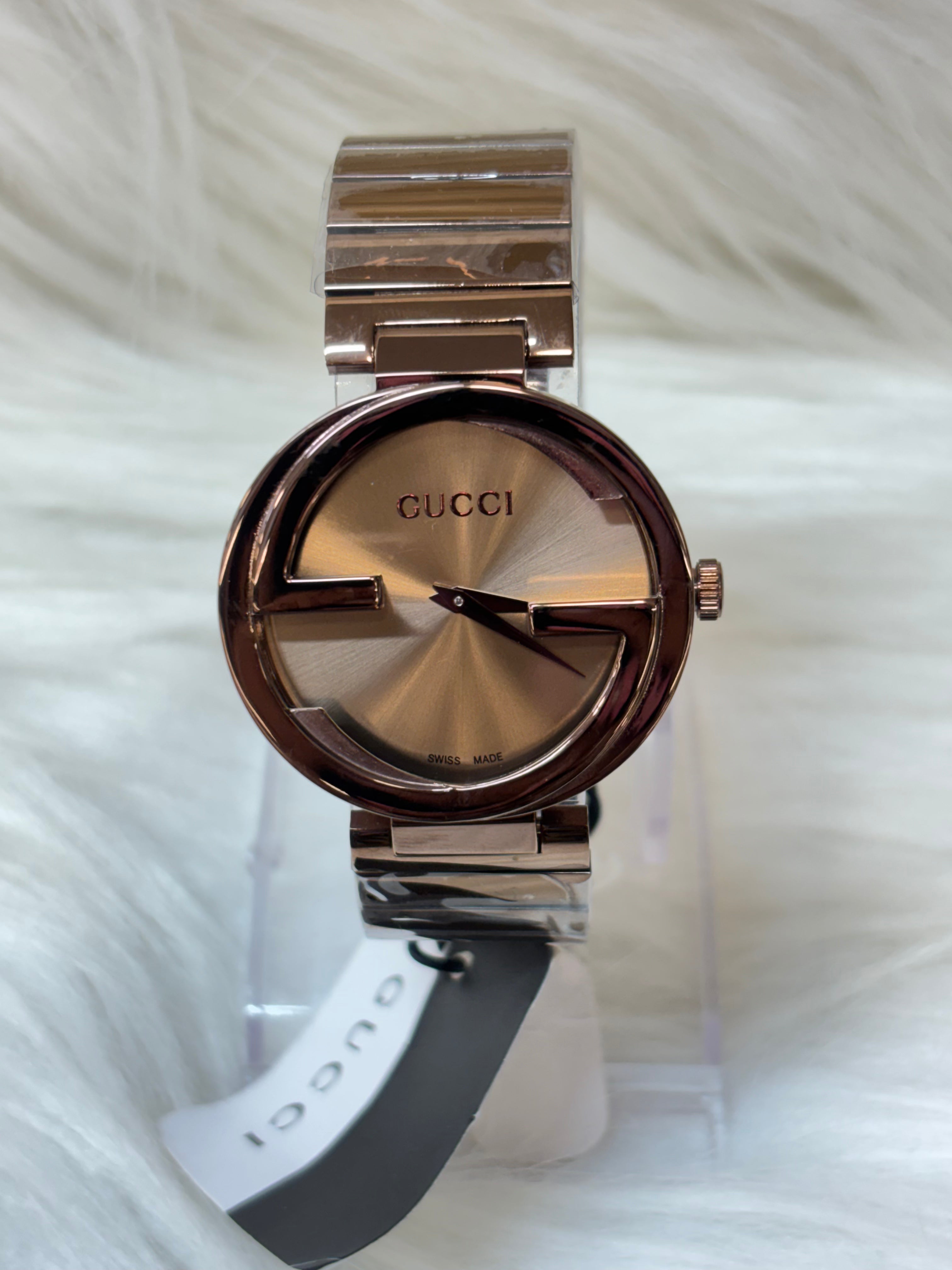 GUCCI LADIES SUPER PREMIUM WATCH TBS-W22-COPPER