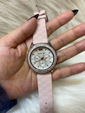 MICHEAL KORS LADIES SUPER PREMIUM WATCH TBS-W35 PINK STRAP