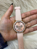 MICHEAL KORS LADIES SUPER PREMIUM WATCH TBS-W38 PINK STRAP