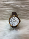 FOSSIL MEN'S PREMIUM WATCH TBS-W74 BROWN STRAP