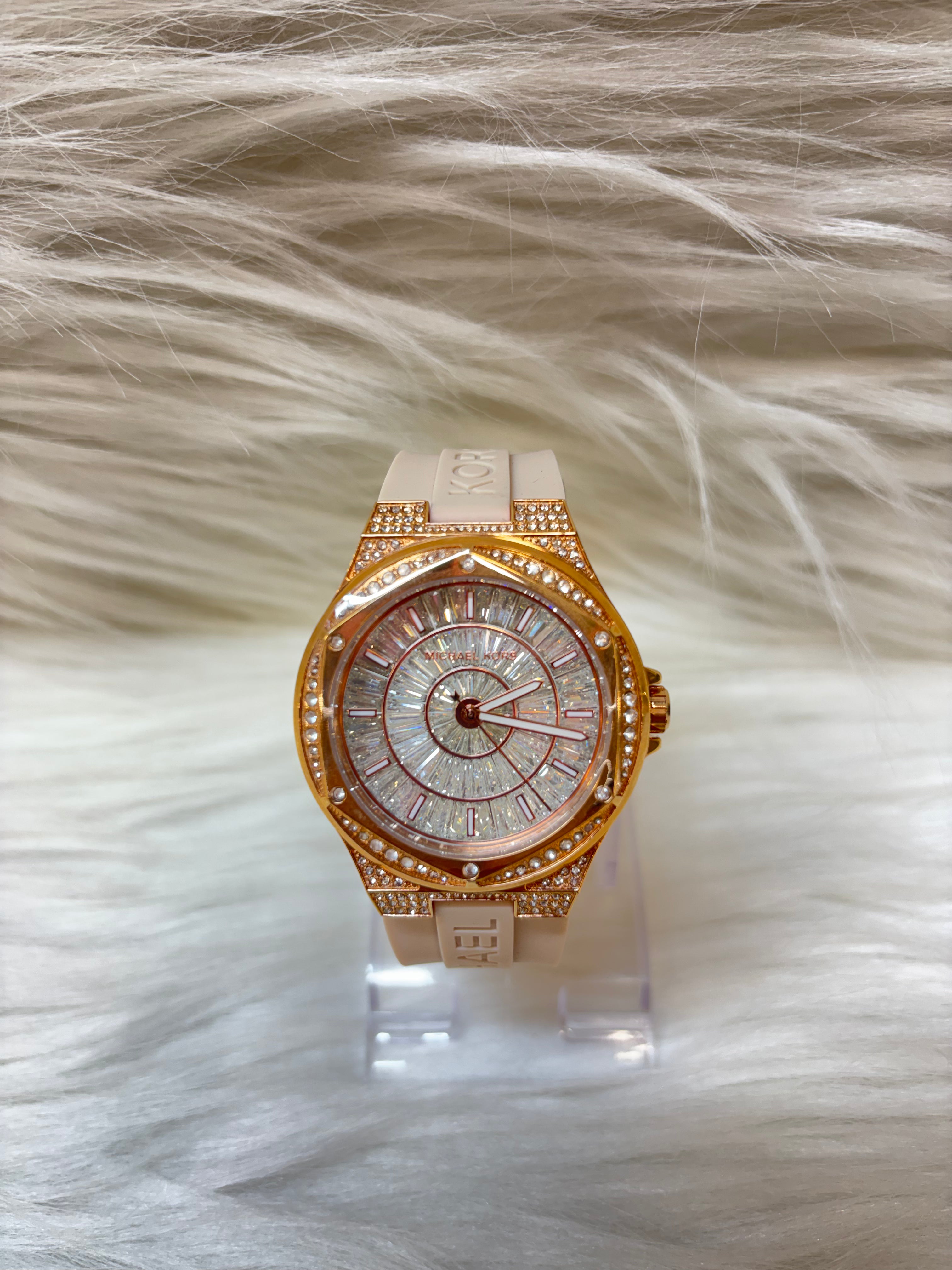 MICHEAL KORS LADIES SUPER PREMIUM WATCH TBS-W33 LIGHT PINK