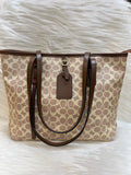 COACH IMPORTED TOTE BAG TBS-083 TAN