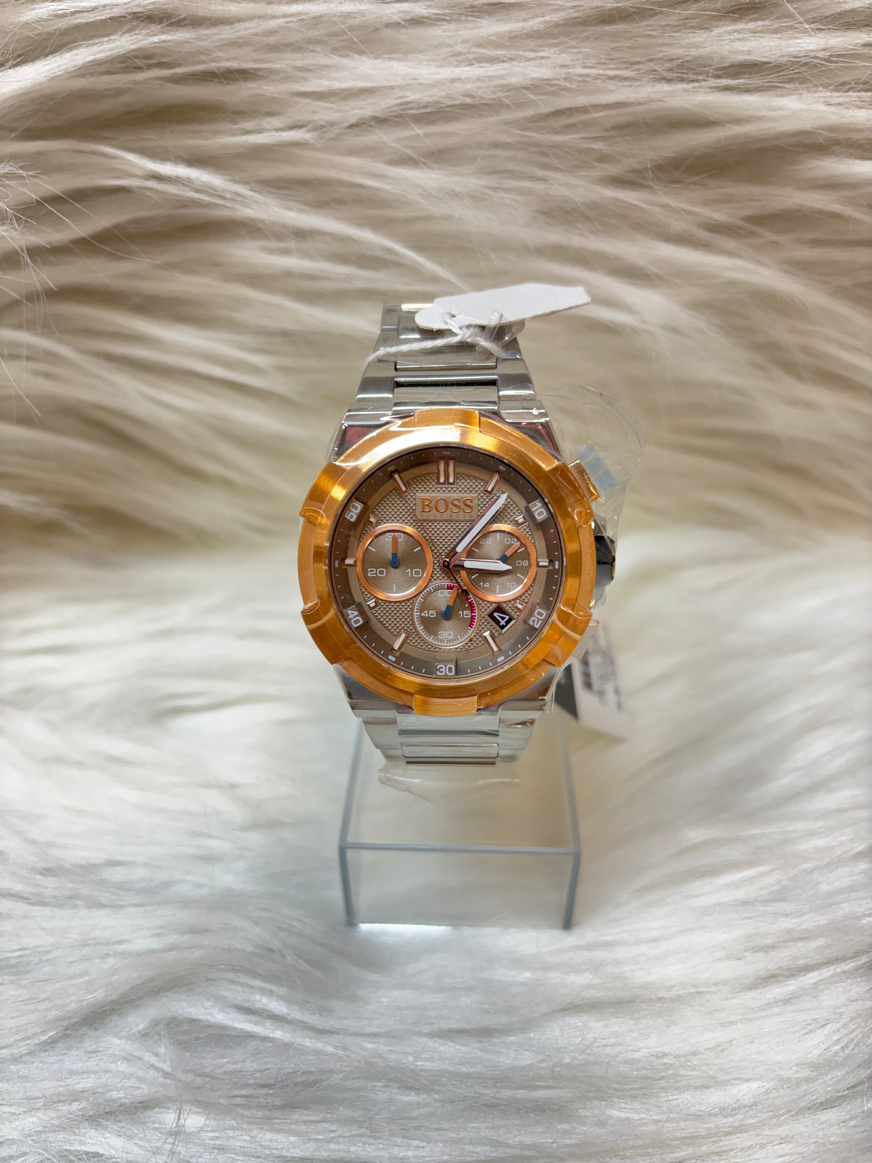 BOSS MEN'S PREMIUM WATCH TBS-W79 SILVER