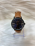 ARMANI EXCHANGE MEN'S PREMIUM WATCH TBS-W85 BROWN STRAP