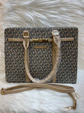 MICHEAL KORS NB TOTE BAG TBS-094 BLUE BEIGE