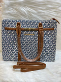 MICHEAL KORS NB TOTE BAG TBS-095 BLUE-WHITE