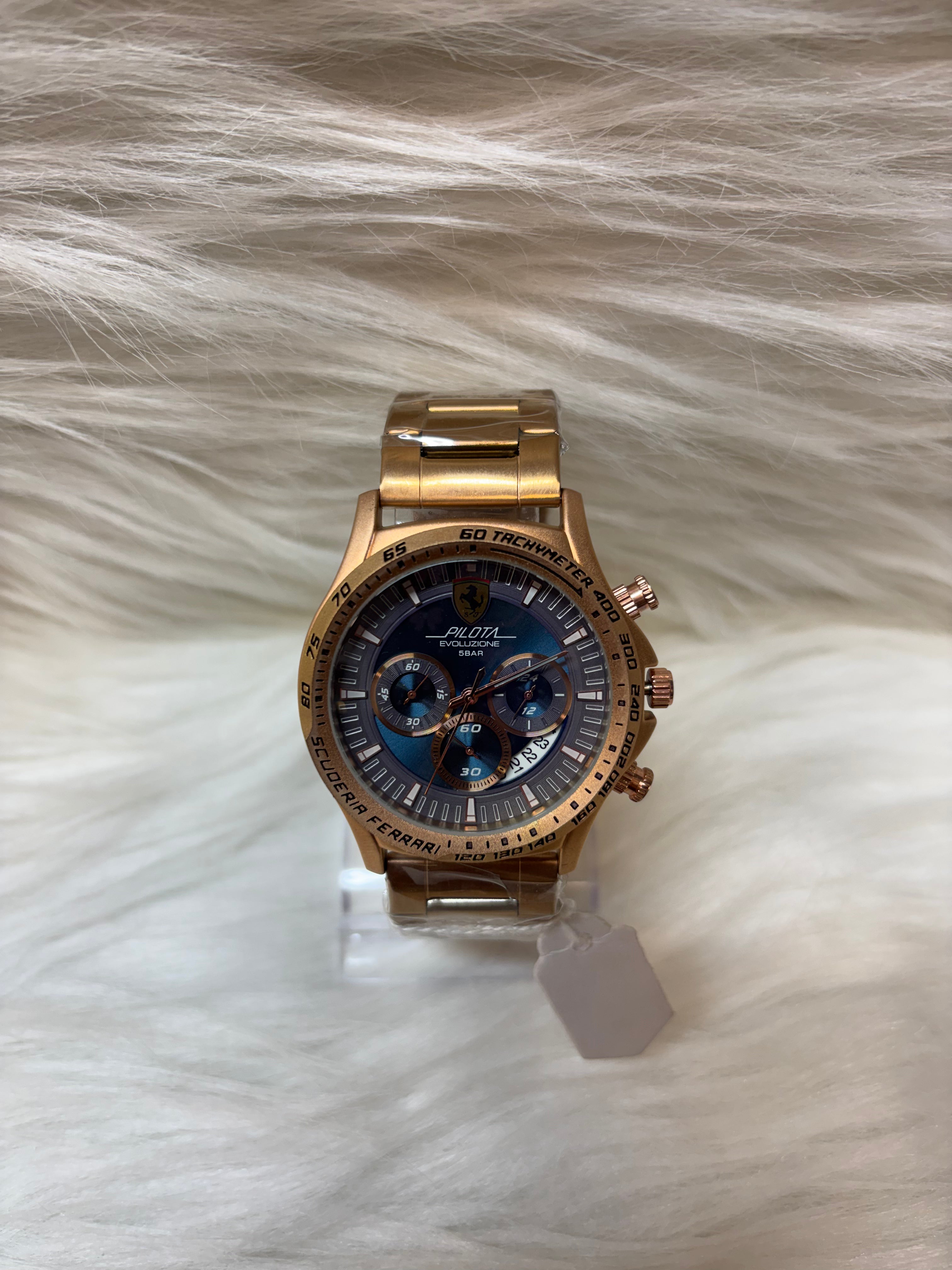 PILOTA MEN'S PREMIUM WATCH TBS-W97 ROSE GOLD