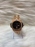 HUBLOT MEN'S PREMIUM WATCH TBS-W98 ROSE GOLD CHAIN