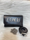 COACH PREMIUM WAIST SLING BAG TBS-B4 BLACK