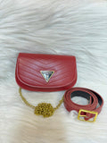 GUESS PREMIUM WAIST SLING BAG TBS-B5 RED