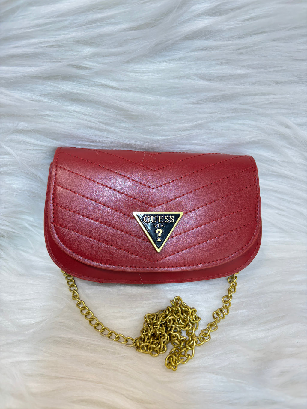 GUESS PREMIUM WAIST SLING BAG TBS-B5 RED