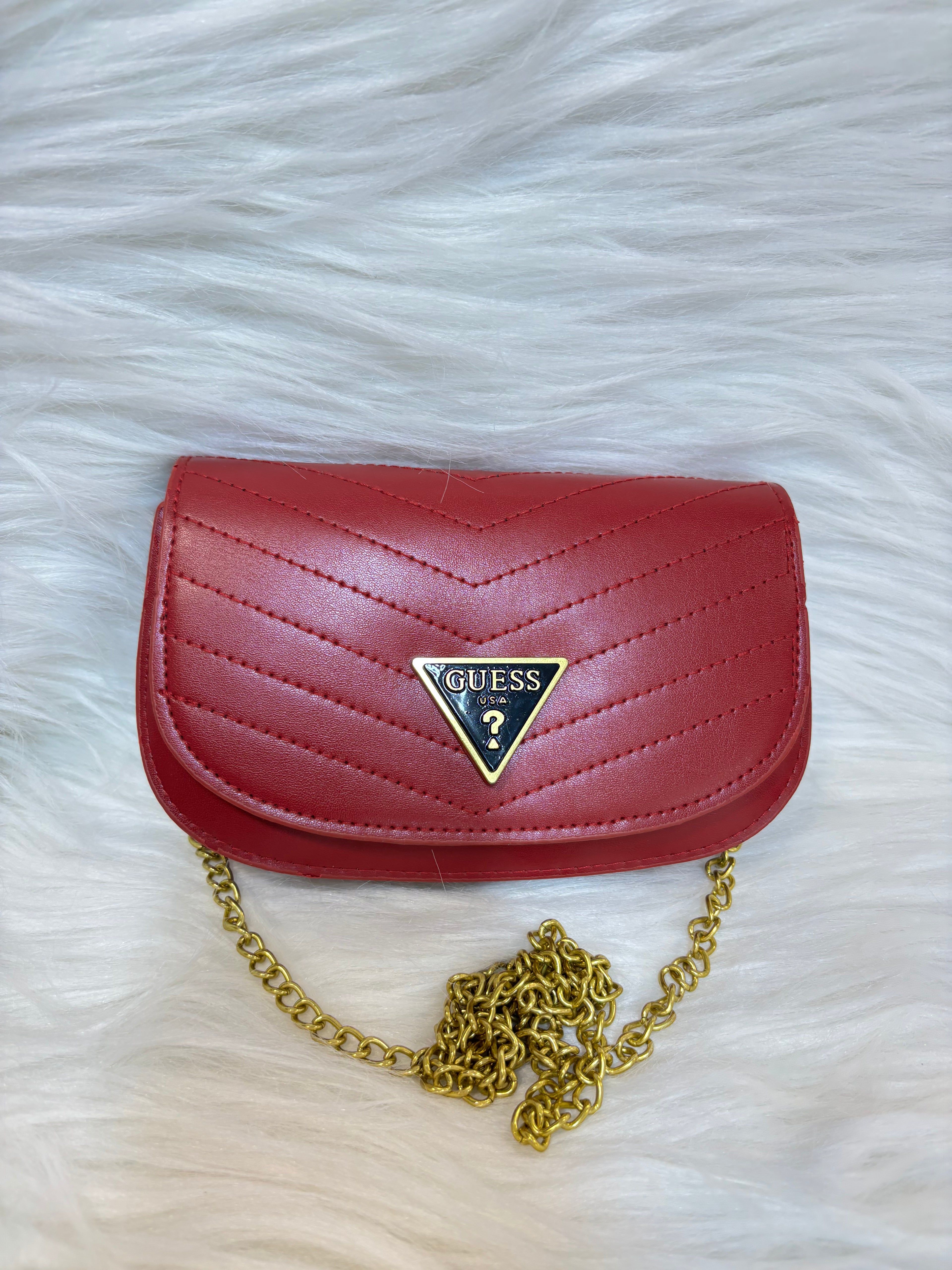 GUESS PREMIUM WAIST SLING BAG TBS-B5 RED