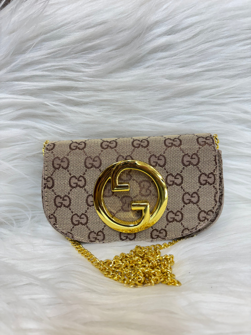 GUCCI PREMIUM WAIST SLING BAG TBS-B11 SIGHNATURE COFFEE