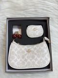 COACH PREMIUM COMBO KIT SLING BAG TBS-CB6 WHITE