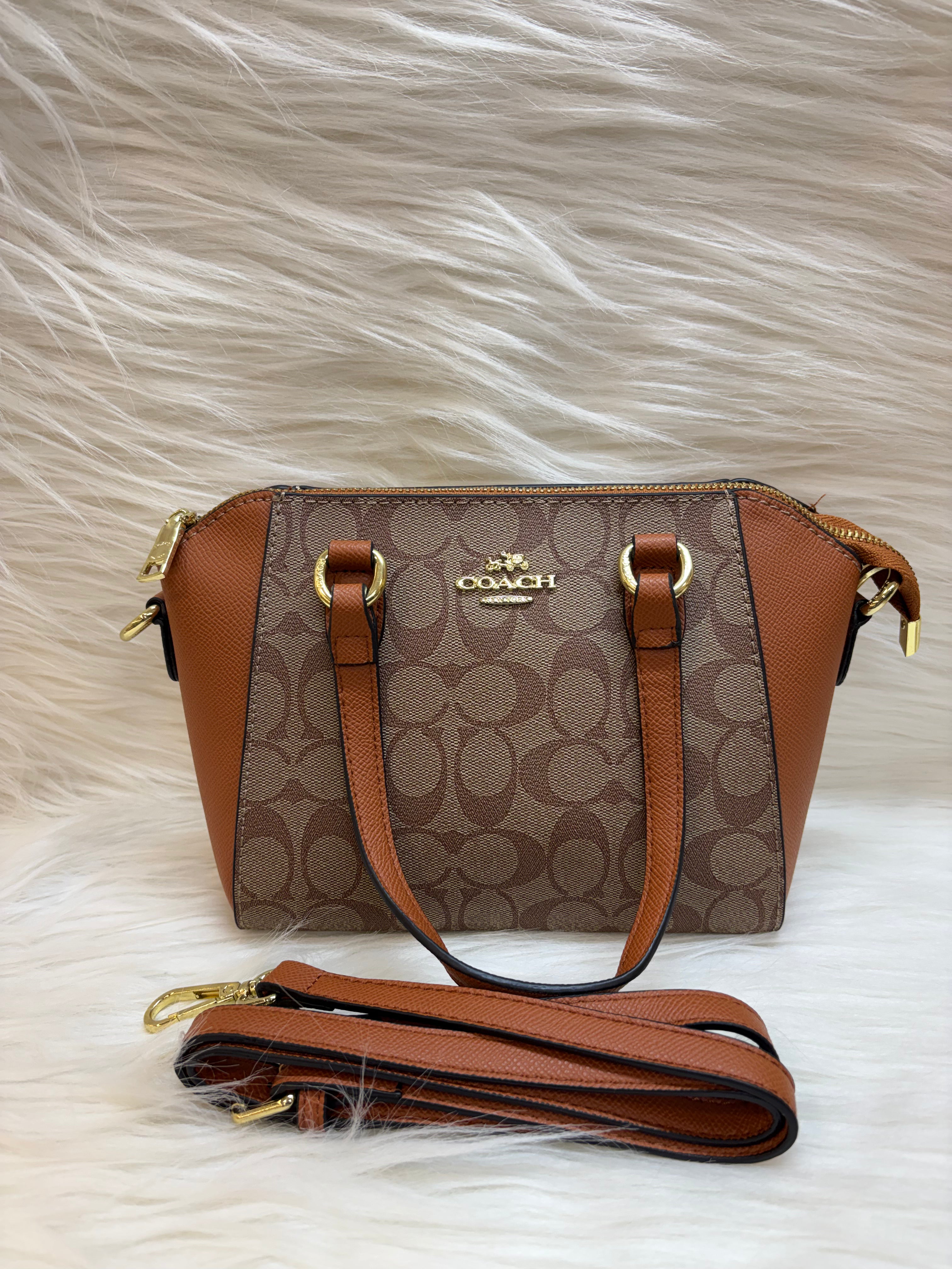 COACH PREMIUM HANDBAG TBS-B000453 BROWN