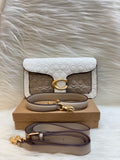 COACH PREMIUM TABY BAG TBS-B000456 WHITE-GREY