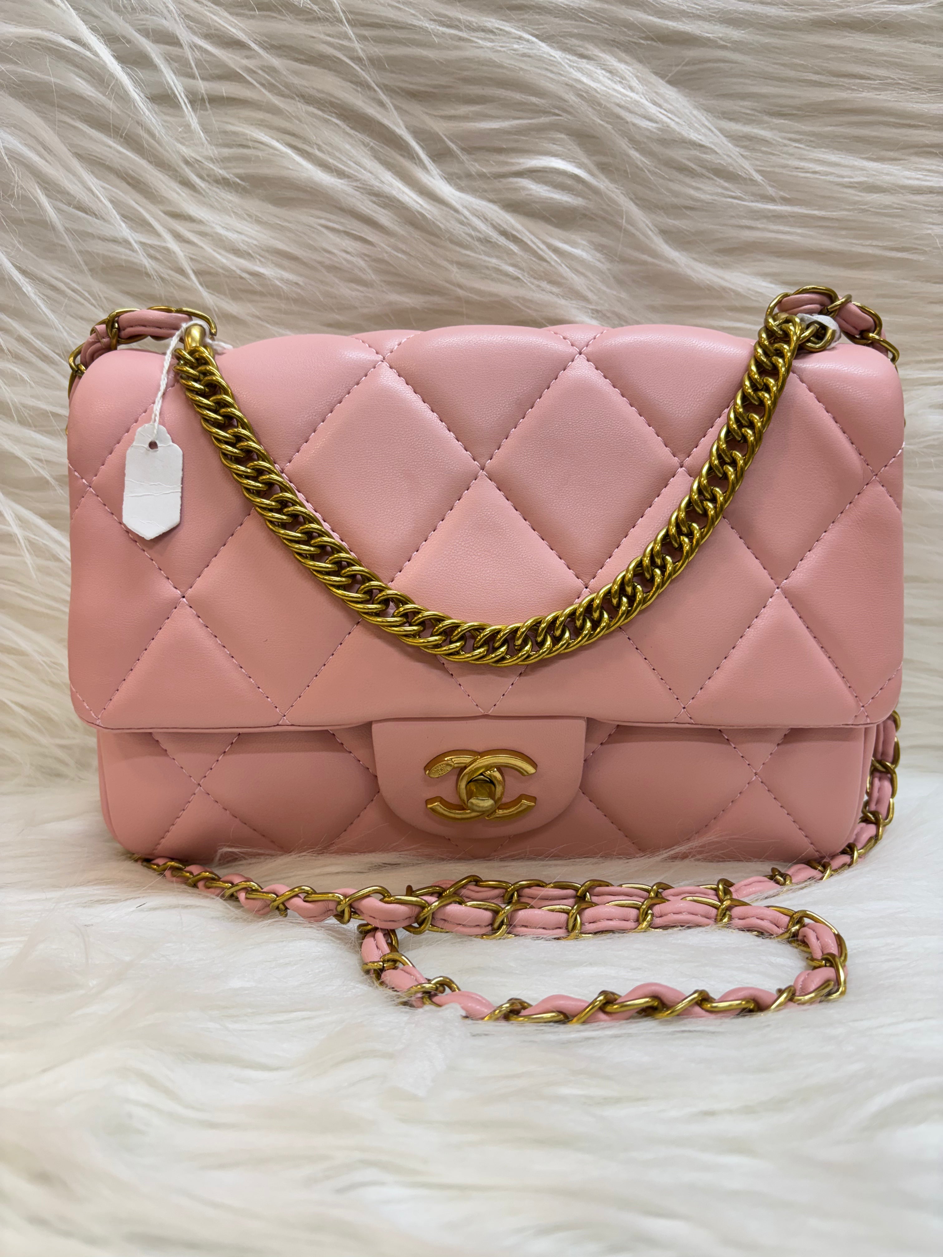 CHANEL PREMIUM HAND BAG TBS-B000461 PINK