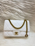 CHANEL PRMIUM HAND BAG TBS-B000462 WHITE