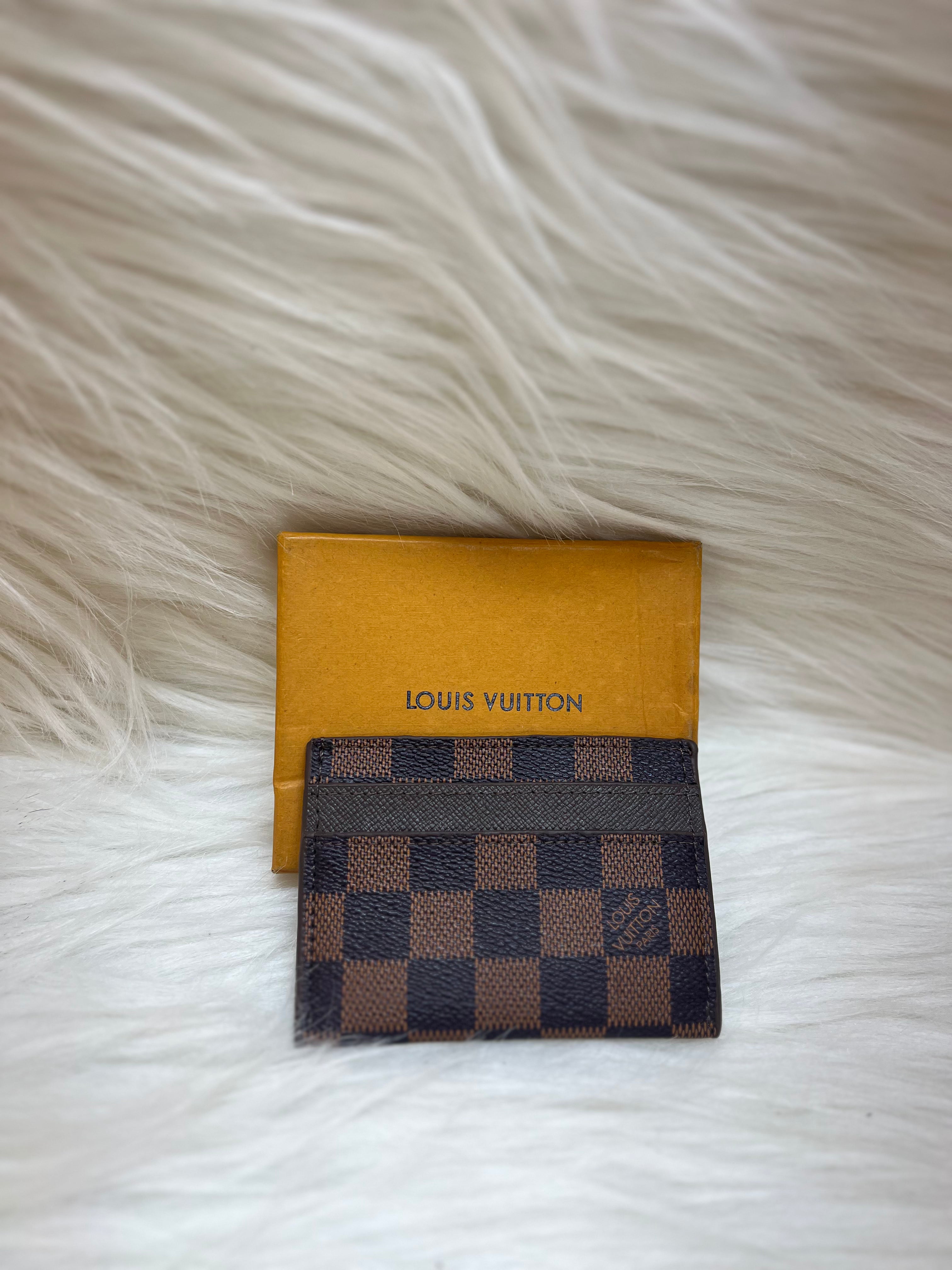 LV CARD HOLDER TBS-B-70-SIGNATURE BROWN-BLACK