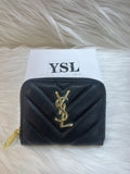 YSL LADIES'S SMALL WALLET TBS-B-75-BLACK