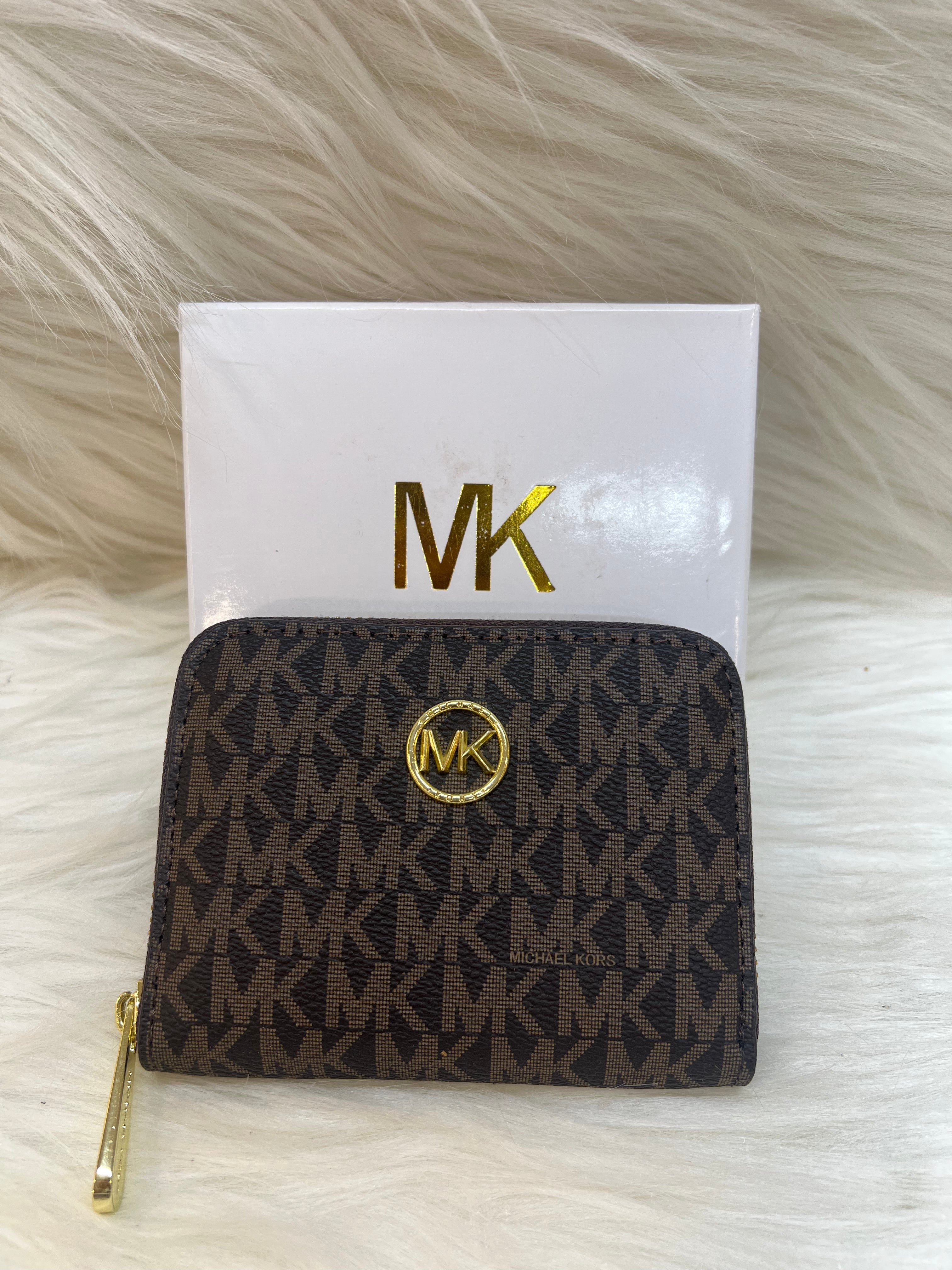 MICHEAL KORS LADIES SMALL WALLET TBS-B-76-BROWN