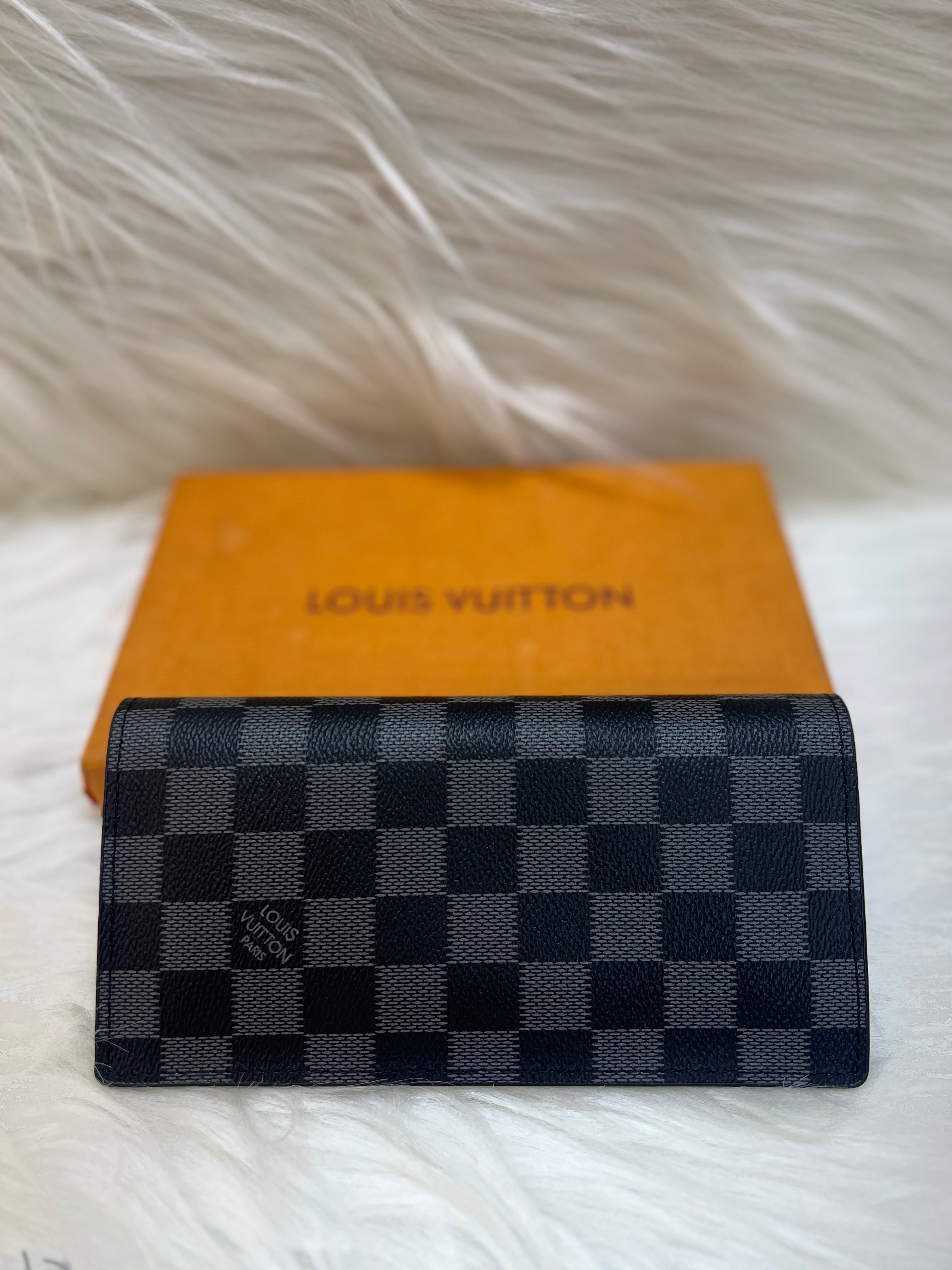 LV LADIES LONG WALLET TBS-B-85-BLACK-CHECK