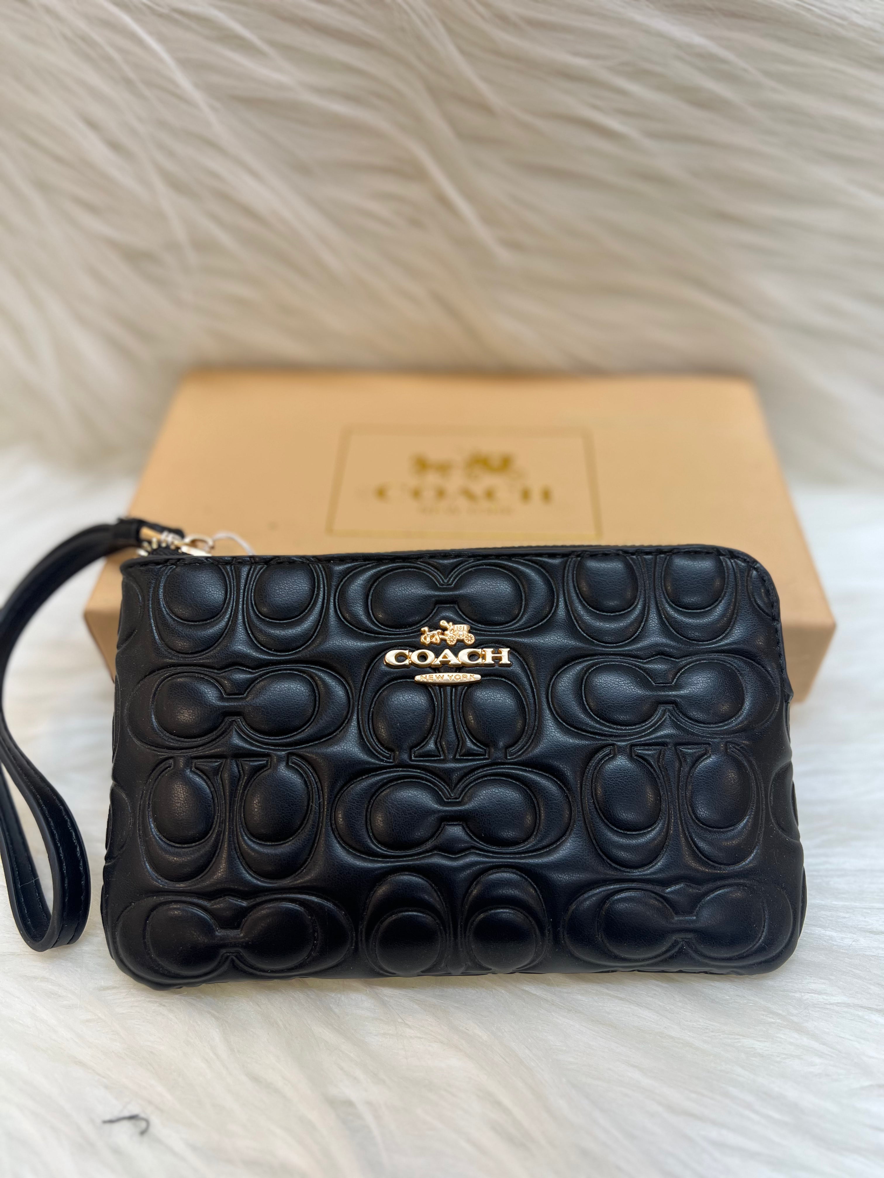 COACH LADIES LONG WALLET TBS-B-90-BLACK