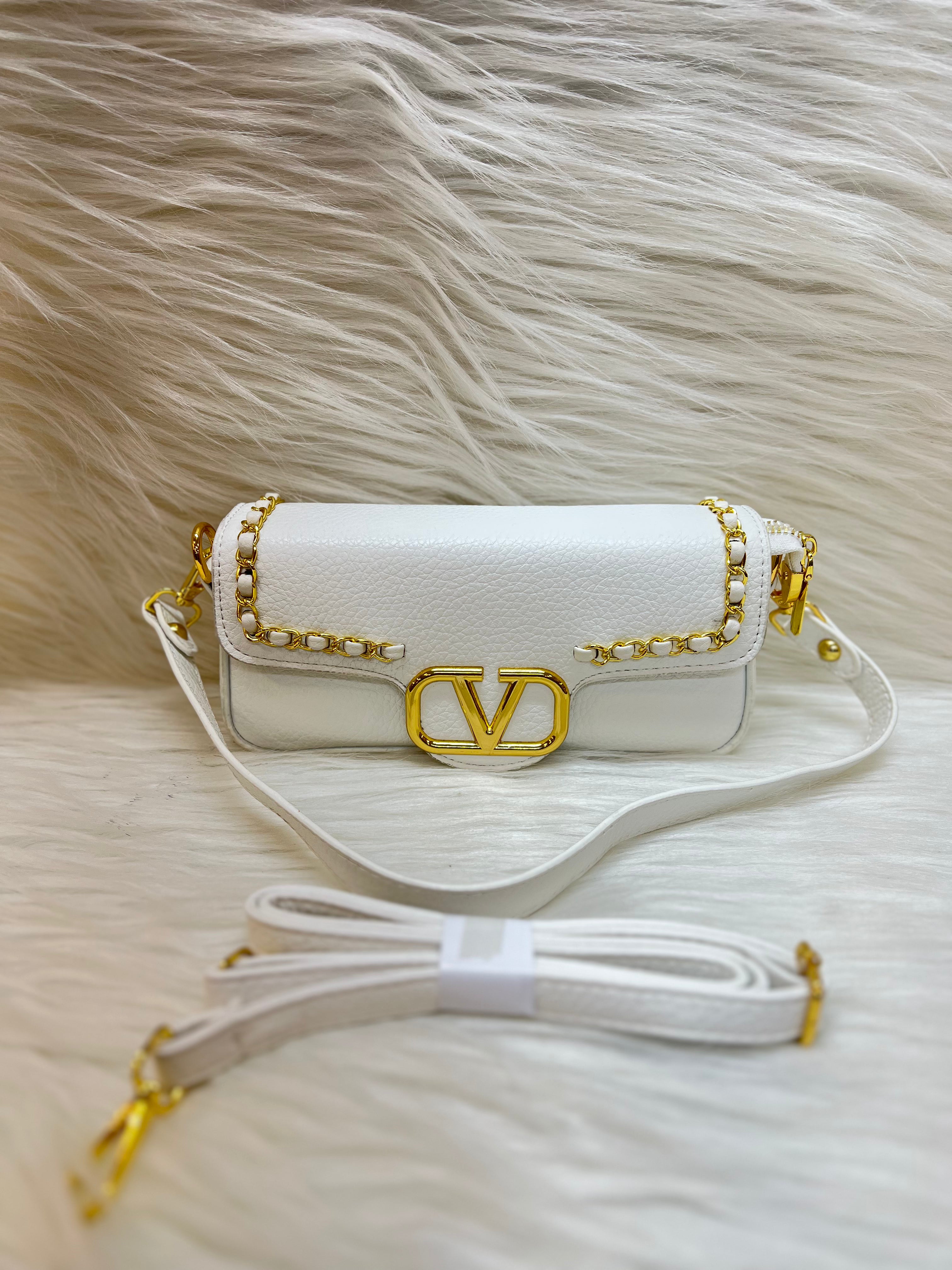 VALENTINO IMPORTED SLING BAG TBS-0068-WHITE