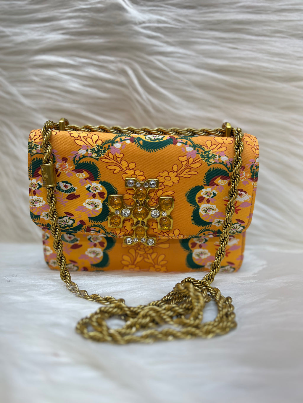 TORY BURCH SUPER PREMIUM SLING BAG TBS-B-000400-YELLOW