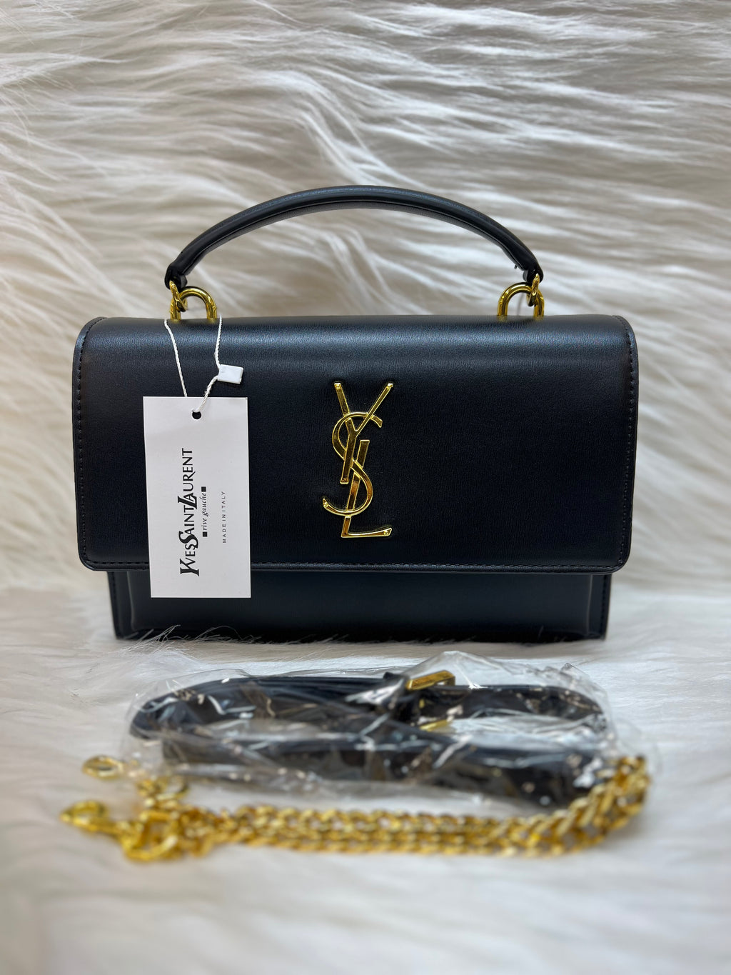 YSL PREMIUM HAND BAG TBS-B000443-BLACK